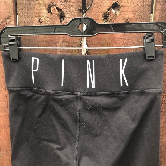 PINK by VICTORIA SECRET Black Skinny Yoga Pants Small - Picture 3 of 5